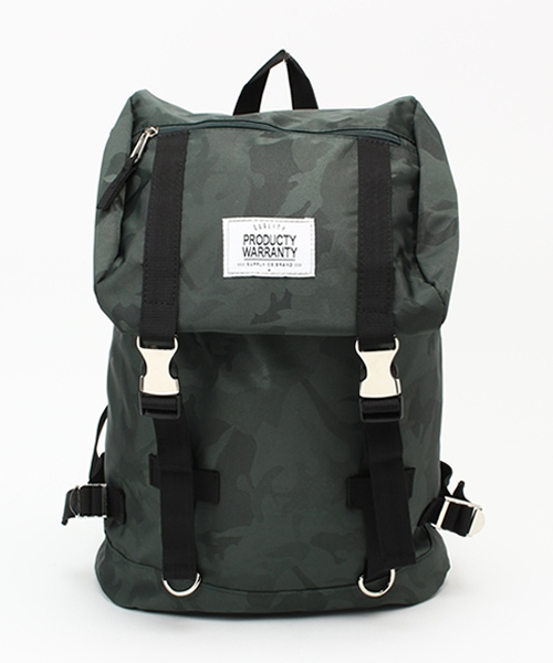 PRODUCTY WARRANTY（プロダクティワランティ）の「【PRODUCTY WARRANTY/ プロダクティワランティ】ダブルバックル バックパック カモフラージュ（バックパック/リュック・メンズ・グリーン/ブラック/ネイビー/ブラウン/ブラック系その他2・FREE）」の16枚目の写真