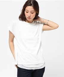 VENCEEXCHANGE | 裾ZIPT×タンクレイヤードプルオーバー       (Tシャツ/カットソー)