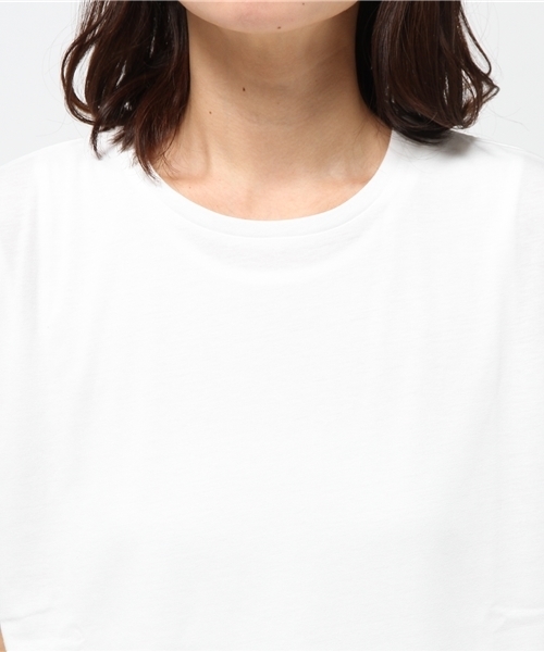 VENCEEXCHANGE（ヴァンスエクスチェンジ）の「裾ZIPT×タンクレイヤードプルオーバー       （Tシャツ/カットソー・レディース・ブラック/グレー/ホワイト・MEDIUM）」の7枚目の写真