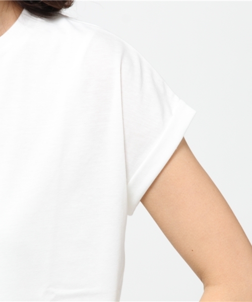 VENCEEXCHANGE（ヴァンスエクスチェンジ）の「裾ZIPT×タンクレイヤードプルオーバー       （Tシャツ/カットソー・レディース・ブラック/グレー/ホワイト・MEDIUM）」の8枚目の写真