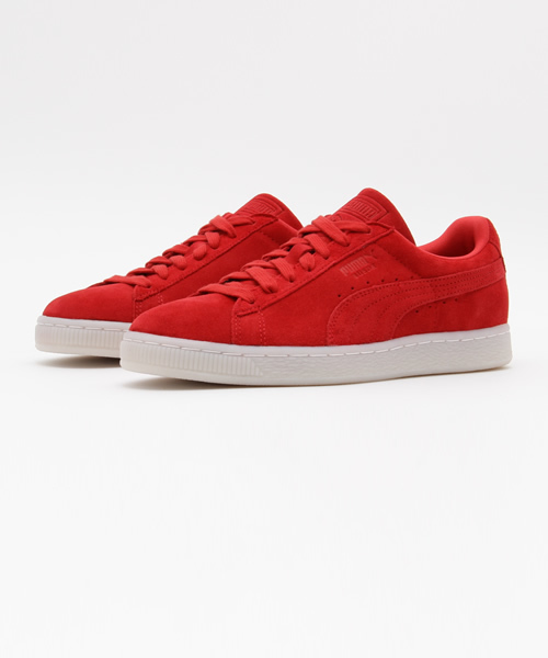 PUMA（プーマ）の「PU スエードクラッシックColored（スニーカー・レディース・ネイビー/ブラック/レッド・24cm/23.5cm/23cm/24.5cm）」の3枚目の写真