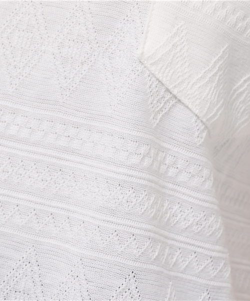 VENCEEXCHANGE(ヴァンスエクスチェンジ)の「オルテガ柄Vネック半袖T(Tシャツ/カットソー・レディース・ライトグレー/オフホワイト/ブラック/オリーブ/スカイブルー/その他21・MEDIUM)」の14枚目の写真