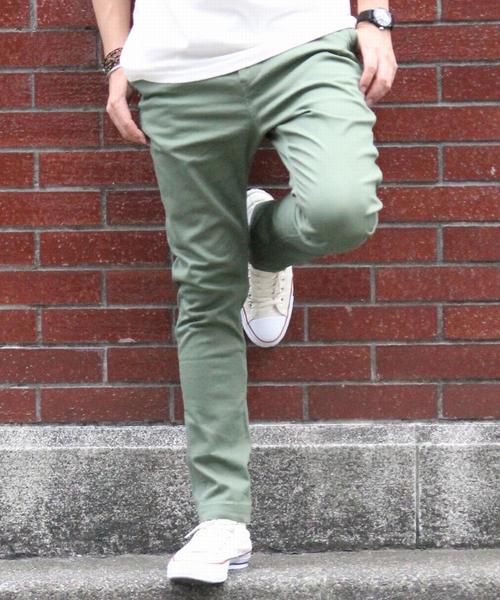 coen(コーエン)の「ストレッチスリムテーパードチノパンツ(チノパンツ・メンズ・ネイビー/ホワイト/オリーブ/ベージュ/ブラック/その他1・MEDIUM/LARGE/X-LARGE/X-SMALL/SMALL)」の4枚目の写真