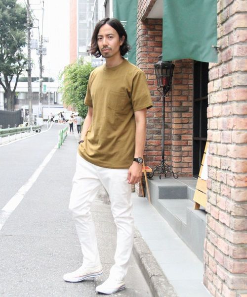 coen(コーエン)の「ストレッチスリムテーパードチノパンツ(チノパンツ・メンズ・ネイビー/ホワイト/オリーブ/ベージュ/ブラック/その他1・MEDIUM/LARGE/X-LARGE/X-SMALL/SMALL)」の16枚目の写真