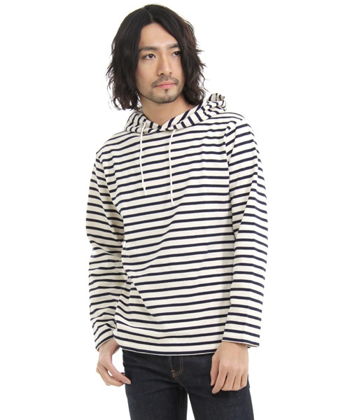 JOURNAL STANDARD(ジャーナルスタンダード)の「ORCIVAL JS SPECIAL BASQUE PARKA JSSO(パーカー・メンズ・ネイビー/グレー/ブルー系その他・2/4/3)」の2枚目の写真