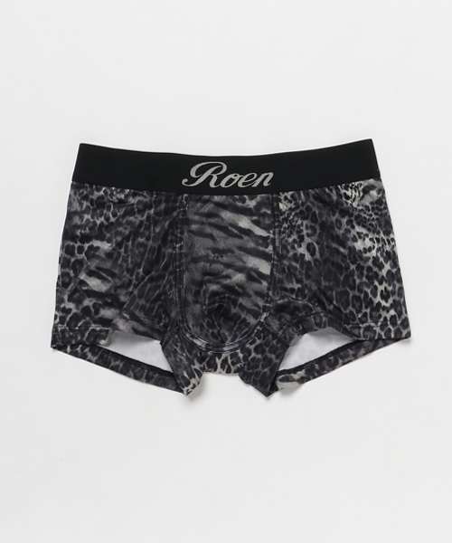 ROEN（ロエン）の「タイガーレオパード ボクサーパンツ（ボクサーパンツ・メンズ・グレー/キャメル・MEDIUM/LARGE）」の2枚目の写真