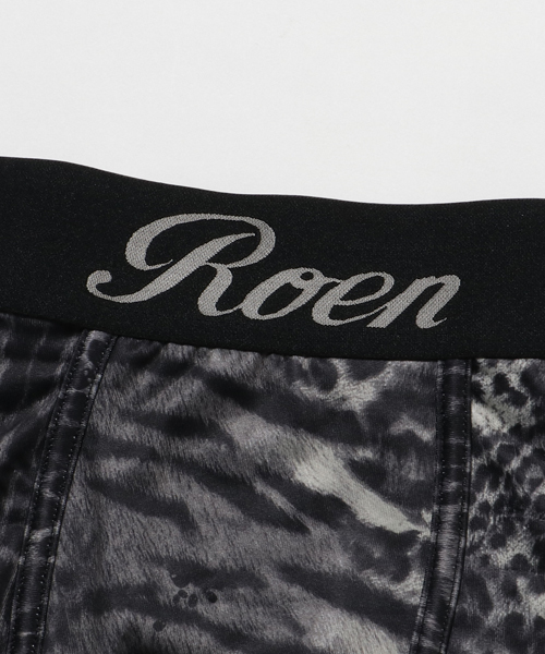 ROEN（ロエン）の「タイガーレオパード ボクサーパンツ（ボクサーパンツ・メンズ・グレー/キャメル・MEDIUM/LARGE）」の4枚目の写真