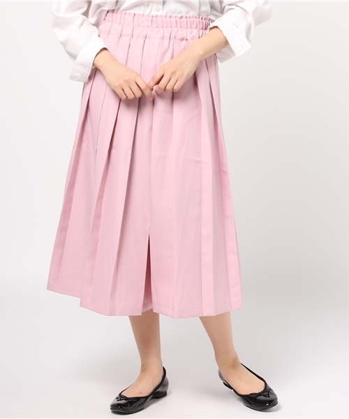 E hyphen world gallery(イーハイフンワールドギャラリー)の「プリーツパンツ(その他パンツ・レディース・ピンク/杢グレー/ブラック・FREE)」の1枚目の写真