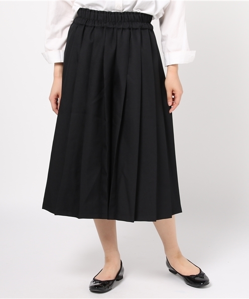 E hyphen world gallery(イーハイフンワールドギャラリー)の「プリーツパンツ(その他パンツ・レディース・ピンク/杢グレー/ブラック・FREE)」の2枚目の写真