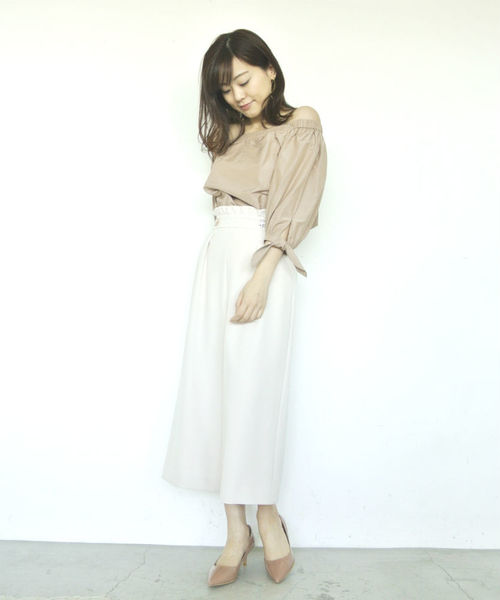 PROPORTION BODY DRESSING（プロポーションボディドレッシング）の「ソフトタイプライターブラウス（シャツ/ブラウス・レディース・ブルー/ホワイト/ブラウン/ピンク・2/3）」の6枚目の写真