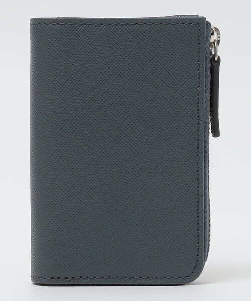 a. testoni テストーニ　黒 レザー キーケース SHIPS:【SAFFIANO LEATHER】 イタリアンレザー キーケース（キーケース
