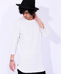 ８(eight) | ロング丈 7分袖Tシャツ ワッフル生地 サーマル カットソー (Tシャツ/カットソー)