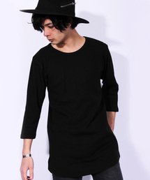 ８(eight) | ロング丈 7分袖Tシャツ ワッフル生地 サーマル カットソー (Tシャツ/カットソー)