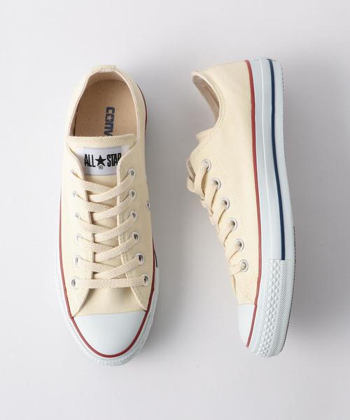 CONVERSE ALL STAR（コンバースオールスター）の「＜CONVERSE（コンバース）＞キャンバス ALLSTAR オールスタースニーカー о（スニーカー・レディース・ブラック/レッド/オフホワイト・24.5cm/25cm/23.5cm/23cm/24cm）」の2枚目の写真