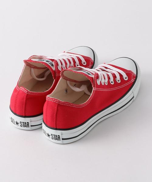 CONVERSE ALL STAR（コンバースオールスター）の「＜CONVERSE（コンバース）＞キャンバス ALLSTAR オールスタースニーカー о（スニーカー・レディース・ブラック/レッド/オフホワイト・24.5cm/25cm/23.5cm/23cm/24cm）」の7枚目の写真