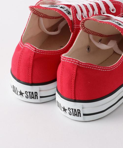 CONVERSE ALL STAR（コンバースオールスター）の「＜CONVERSE（コンバース）＞キャンバス ALLSTAR オールスタースニーカー о（スニーカー・レディース・ブラック/レッド/オフホワイト・24.5cm/25cm/23.5cm/23cm/24cm）」の9枚目の写真