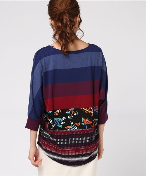 Desigual（デシグアル）の「「Desigual/デシグアル」T-シャツ（Tシャツ/カットソー・レディース・レッド系その他・L/M/XL/S）」の3枚目の写真
