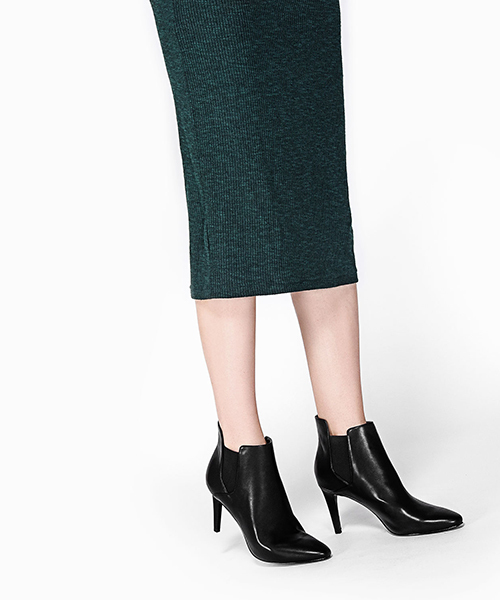 CHARLES & KEITH(チャールズ & キース)の「ヒールチェルシーブーツ / HEELED CHELSEA BOOTS(ブーツ・レディース・ブラック/ブラウン系その他/グレー・23cm/23.5cm/22.5cm/25cm/24.5cm)」の9枚目の写真