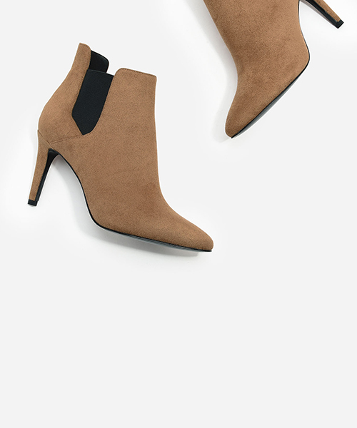 CHARLES & KEITH(チャールズ & キース)の「ヒールチェルシーブーツ / HEELED CHELSEA BOOTS(ブーツ・レディース・ブラック/ブラウン系その他/グレー・23cm/23.5cm/22.5cm/25cm/24.5cm)」の11枚目の写真
