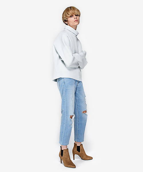 CHARLES & KEITH(チャールズ & キース)の「ヒールチェルシーブーツ / HEELED CHELSEA BOOTS(ブーツ・レディース・ブラック/ブラウン系その他/グレー・23cm/23.5cm/22.5cm/25cm/24.5cm)」の14枚目の写真