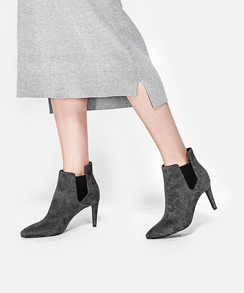 CHARLES & KEITH(チャールズ & キース)の「ヒールチェルシーブーツ / HEELED CHELSEA BOOTS(ブーツ・レディース・ブラック/ブラウン系その他/グレー・23cm/23.5cm/22.5cm/25cm/24.5cm)」の16枚目の写真