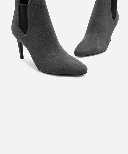 CHARLES & KEITH(チャールズ & キース)の「ヒールチェルシーブーツ / HEELED CHELSEA BOOTS(ブーツ・レディース・ブラック/ブラウン系その他/グレー・23cm/23.5cm/22.5cm/25cm/24.5cm)」の18枚目の写真