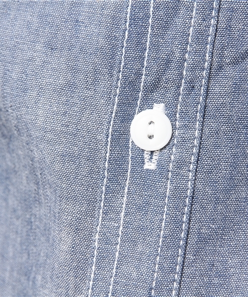 SABLE CLUTCH（セーブルクラッチ）の「SELVAGE CHAMBRAY 2WAY POCKET SHIRTS（シャツ/ブラウス・メンズ・ブルー・MEDIUM/SMALL/LARGE）」の8枚目の写真