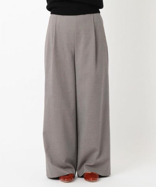 BEAUTY&YOUTH UNITED ARROWS（ビューティーアンドユースユナイテッドアローズ）の「BY∴ TRハウンドトゥースタックワイドパンツ ◆（その他パンツ・レディース・ブラウン/ブラック/ベージュ・SMALL/MEDIUM/LARGE）」の18枚目の写真