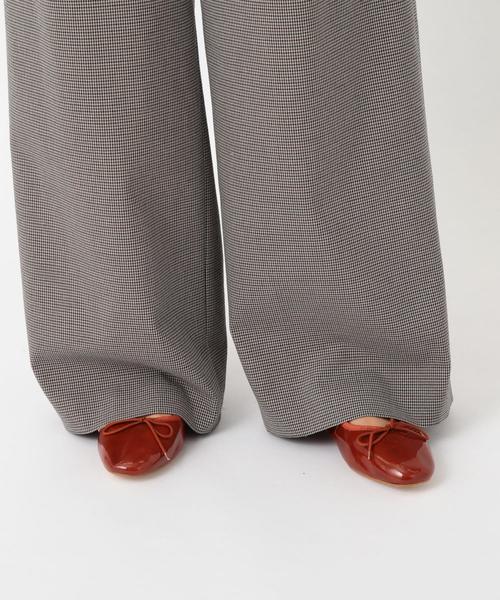 BEAUTY&YOUTH UNITED ARROWS（ビューティーアンドユースユナイテッドアローズ）の「BY∴ TRハウンドトゥースタックワイドパンツ ◆（その他パンツ・レディース・ブラウン/ブラック/ベージュ・SMALL/MEDIUM/LARGE）」の11枚目の写真