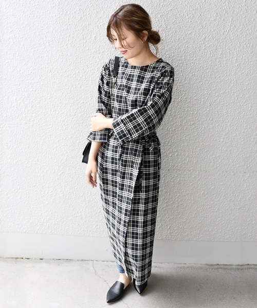 Ships Bluestore シップスブルーストア の Ships Bluestore ウエストマークワンピース ワンピース Wear Ships Bluestore シップスブルーストア の Ships Bluestore ウエストマークワンピース ワンピース Wear