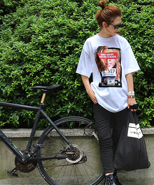 LIBERTY CITY（リバティシティ）の「【LIBERTY CITY/リバティーシティ】 [MONEY CAN BUY YOUR WAY TO HEAVEN] Tシャツ（Tシャツ/カットソー・メンズ・ホワイト/ライトグレー・LARGE/MEDIUM/SMALL）」の11枚目の写真