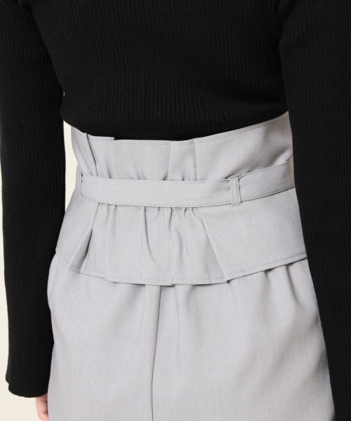 PAGEBOY（ページボーイ）の「コルセットベルトナロースカート（スカート・レディース・ライトグレー/カーキ/ブラック系その他/ネイビー/アイボリー/ブルー・FREE）」の22枚目の写真