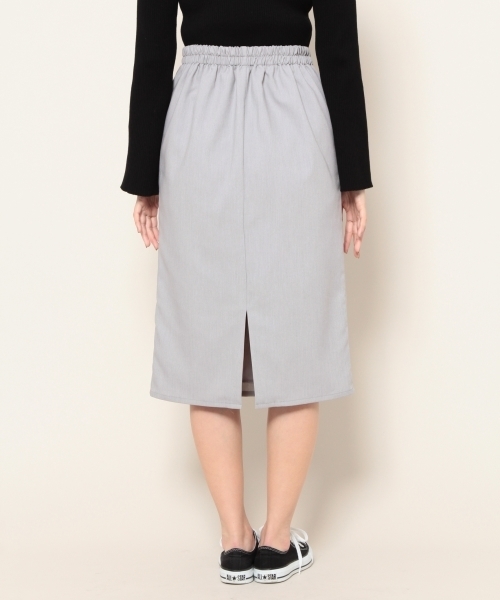 PAGEBOY（ページボーイ）の「コルセットベルトナロースカート（スカート・レディース・ライトグレー/カーキ/ブラック系その他/ネイビー/アイボリー/ブルー・FREE）」の18枚目の写真