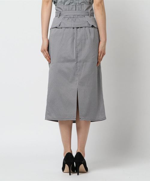 PAGEBOY（ページボーイ）の「コルセットベルトナロースカート（スカート・レディース・ライトグレー/カーキ/ブラック系その他/ネイビー/アイボリー/ブルー・FREE）」の9枚目の写真