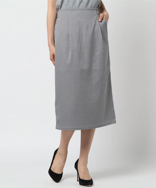 PAGEBOY（ページボーイ）の「コルセットベルトナロースカート（スカート・レディース・ライトグレー/カーキ/ブラック系その他/ネイビー/アイボリー/ブルー・FREE）」の8枚目の写真