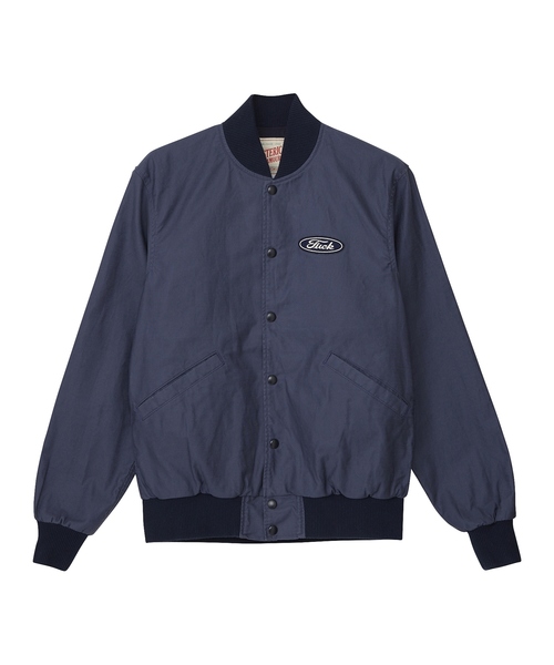 HYSTERIC GLAMOUR(ヒステリックグラマー)の「HELL HYSTERIC ワッペン スタジャン(ブルゾン・メンズ・ベージュ/ネイビー/ブラック・LARGE/MEDIUM/SMALL)」の6枚目の写真
