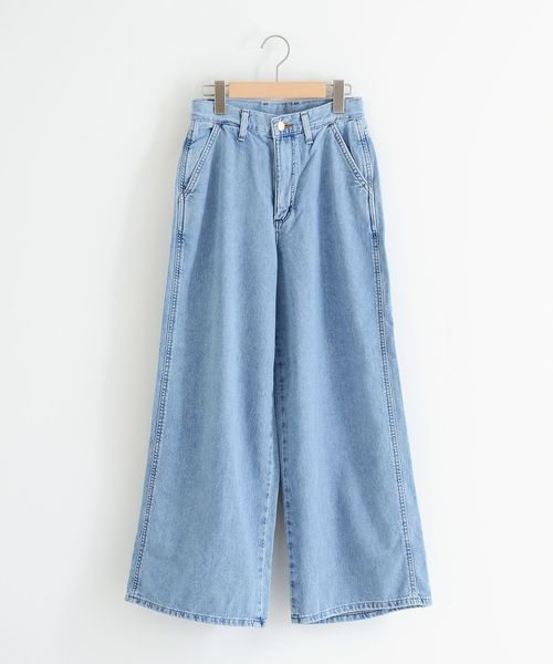le.coeur blanc（ルクールブラン）の「Wranglerバギーデニムパンツ（デニムパンツ・レディース・サックスブルー/ブルー・38/36）」の2枚目の写真