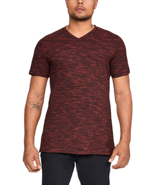 UNDER ARMOUR（アンダーアーマー）の「メンズ ライフスタイル半袖Tシャツ / スポーツスタイルコアVネック（Tシャツ/カットソー・メンズ・ブラック/ダークオリーブ/ホワイト/ネイビー/レッド/チャコールグレー/エメラルド・3XL/M/XXL/S/XL/L/SM/LG/MD）」の4枚目の写真