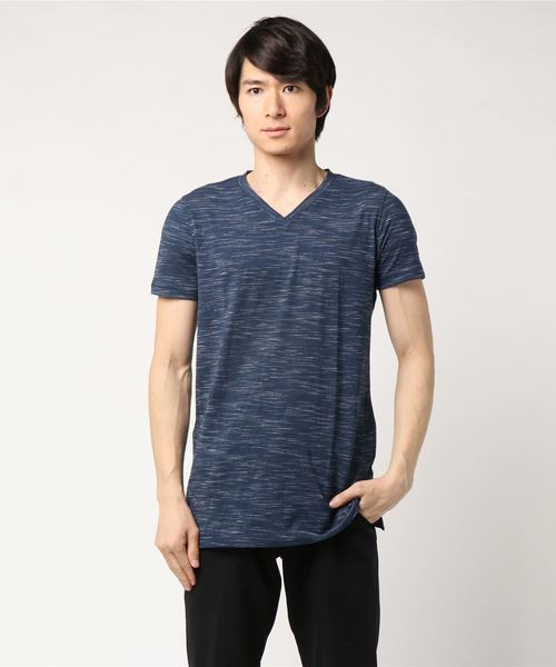 UNDER ARMOUR（アンダーアーマー）の「メンズ ライフスタイル半袖Tシャツ / スポーツスタイルコアVネック（Tシャツ/カットソー・メンズ・ブラック/ダークオリーブ/ホワイト/ネイビー/レッド/チャコールグレー/エメラルド・3XL/M/XXL/S/XL/L/SM/LG/MD）」の10枚目の写真