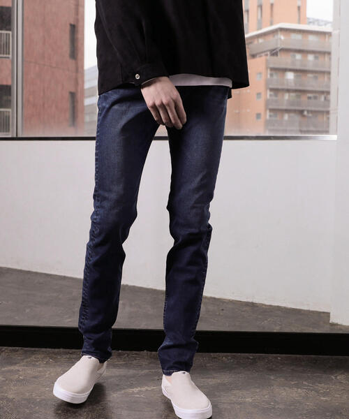 BEAUTY&YOUTH UNITED ARROWS（ビューティーアンドユースユナイテッドアローズ）の「by ジェギンス デニムパンツ（デニムパンツ・メンズ・ブラック/コバルトブルー/ネイビー・LARGE/X-LARGE/SMALL/MEDIUM）」の11枚目の写真