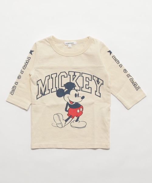 GLOBAL WORK（グローバルワーク）の「【キッズ】ラグランTEE7分袖/782403（Tシャツ/カットソー・キッズ・ブラック/グレー/ホワイト系その他2/ライトピンク・X-LARGE/XX-LARGE/MEDIUM/SMALL/LARGE）」の6枚目の写真