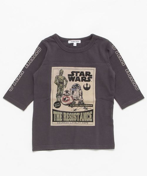 GLOBAL WORK（グローバルワーク）の「【キッズ】ラグランTEE7分袖/782403（Tシャツ/カットソー・キッズ・ブラック/グレー/ホワイト系その他2/ライトピンク・X-LARGE/XX-LARGE/MEDIUM/SMALL/LARGE）」の7枚目の写真