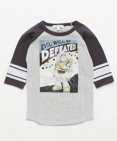 GLOBAL WORK（グローバルワーク）の「【キッズ】ラグランTEE7分袖/782403（Tシャツ/カットソー・キッズ・ブラック/グレー/ホワイト系その他2/ライトピンク・X-LARGE/XX-LARGE/MEDIUM/SMALL/LARGE）」の8枚目の写真