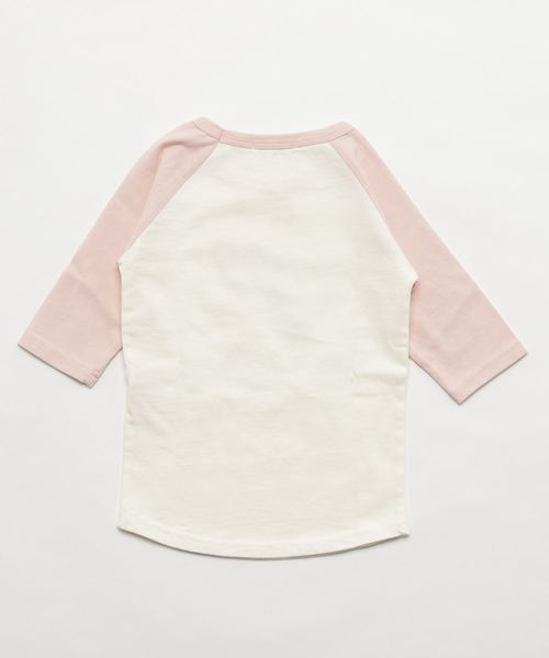 GLOBAL WORK（グローバルワーク）の「【キッズ】ラグランTEE7分袖/782403（Tシャツ/カットソー・キッズ・ブラック/グレー/ホワイト系その他2/ライトピンク・X-LARGE/XX-LARGE/MEDIUM/SMALL/LARGE）」の5枚目の写真