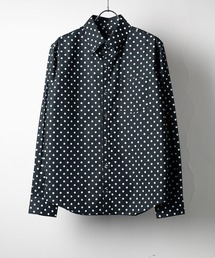 水玉」に該当するトップス（ブラック/黒色系）ファッション通販