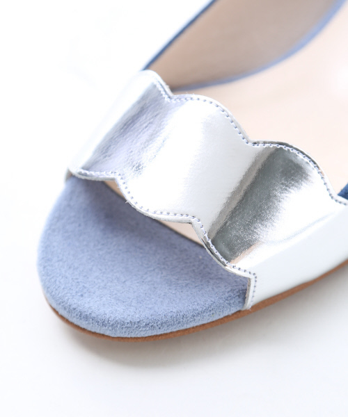 Au BANNISTER（オゥバニスター）の「スカラップオープントゥパンプス（パンプス・レディース・ブラック/ブルー/オレンジ・36/37/38/39/35）」の10枚目の写真