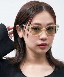 SUNCUTGlasses/UV100%CUT ウェリントン型 サングラス | カラーレンズ 軽量 TR素材 紫外線対策 UVカット ユニセックス