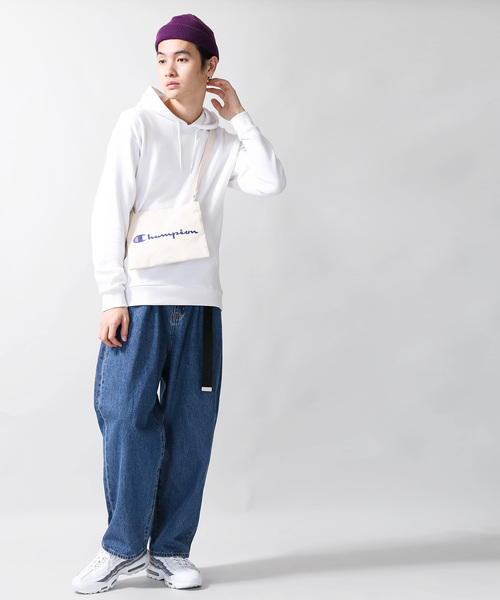 Champion(チャンピオン)の「∴WEGO/Champion別注サコッシュ(ショルダーバッグ・メンズ・ホワイト/ブラック/レッド/ピンク/グリーン/マスタード・FREE)」の15枚目の写真
