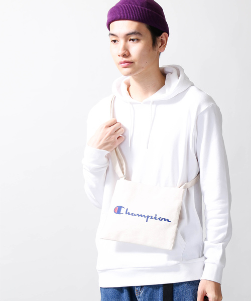 Champion(チャンピオン)の「∴WEGO/Champion別注サコッシュ(ショルダーバッグ・メンズ・ホワイト/ブラック/レッド/ピンク/グリーン/マスタード・FREE)」の16枚目の写真