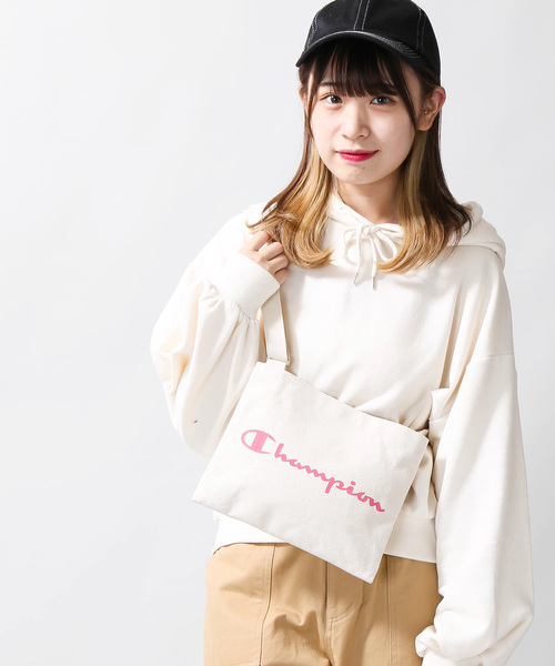 Champion(チャンピオン)の「∴WEGO/Champion別注サコッシュ(ショルダーバッグ・メンズ・ホワイト/ブラック/レッド/ピンク/グリーン/マスタード・FREE)」の17枚目の写真
